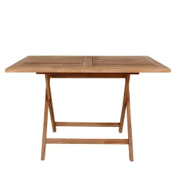 Wohnen Teakholz Garten Klapptisch in 120x80 cm - Vienna