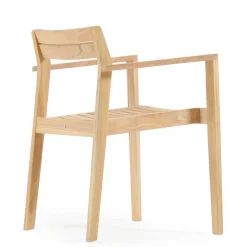 Wohnen Teakholz Gartenstühle naturbelassen - Ginhopa (6er Set)