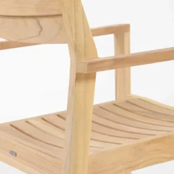 Wohnen Teakholz Gartenstühle naturbelassen - Ginhopa (6er Set)