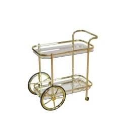 Teewagen Parilegro in Messing Glas^Wohnen Clearance