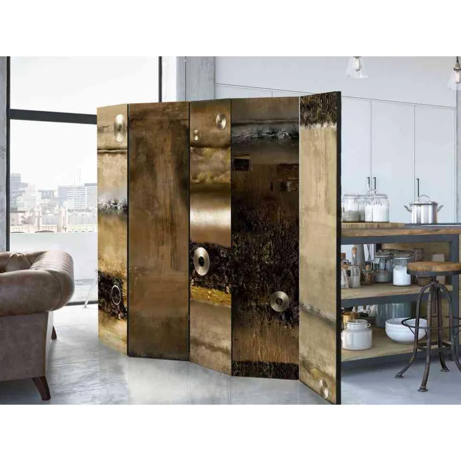 Wohnen 5-teilige Wohnraum Trennwand 225x172 - Tumeato