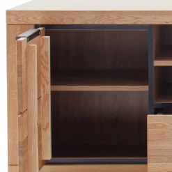 Teilmassive TV Wohnwand - Möbelset - Vlacoma (vierteilig)^Wohnen Hot