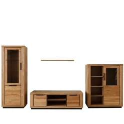 Teilmassive TV Wohnwand - Möbelset - Vlacoma (vierteilig)^Wohnen Hot