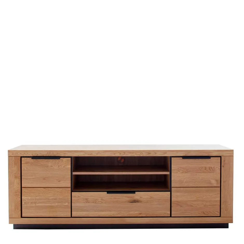 Teilmassive TV Wohnwand - Möbelset - Vlacoma (vierteilig)^Wohnen Hot