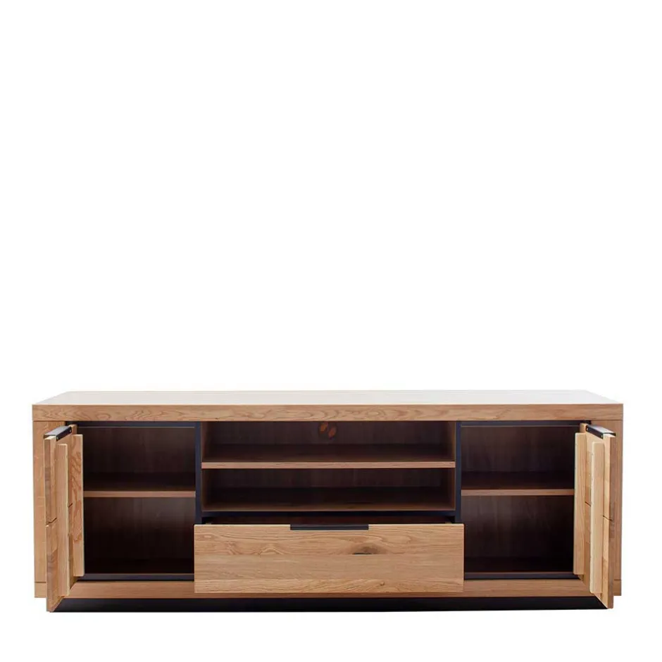 Teilmassive TV Wohnwand - Möbelset - Vlacoma (vierteilig)^Wohnen Hot