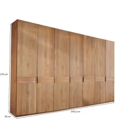 Teilmassiver Schlafzimmerschrank - 216 cm hoch - Murray^Wohnen Clearance