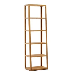 Wohnen Teilmassives Regal mit fünf offenen Fächern - Mercana