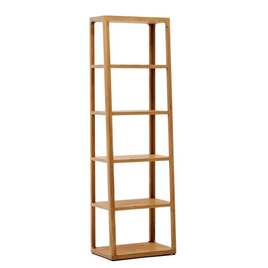 Wohnen Teilmassives Regal mit fünf offenen Fächern - Mercana