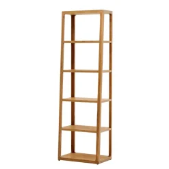 Wohnen Teilmassives Regal mit fünf offenen Fächern - Mercana