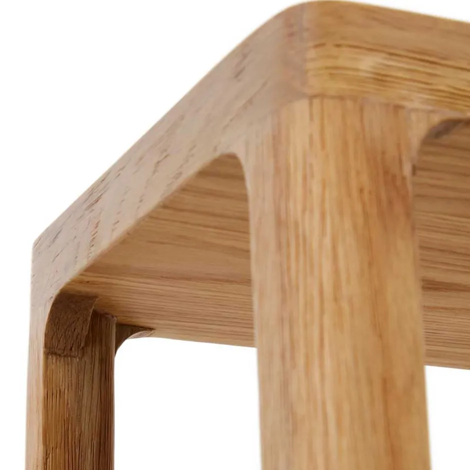 Wohnen Teilmassives Regal mit fünf offenen Fächern - Mercana