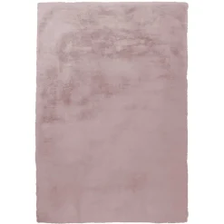 Wohnen Teppich aus Kunstfell in Rosa - Danah