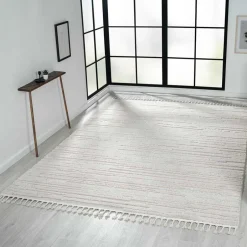 Wohnen Teppich in Creme mit Kurzflor - Brayan