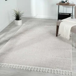 Wohnen Teppich in Creme mit Kurzflor - Brayan