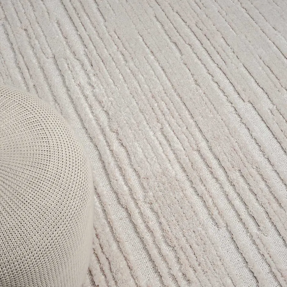 Wohnen Teppich in Creme mit Kurzflor - Brayan