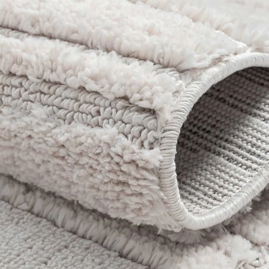 Wohnen Teppich in Creme mit Kurzflor - Brayan