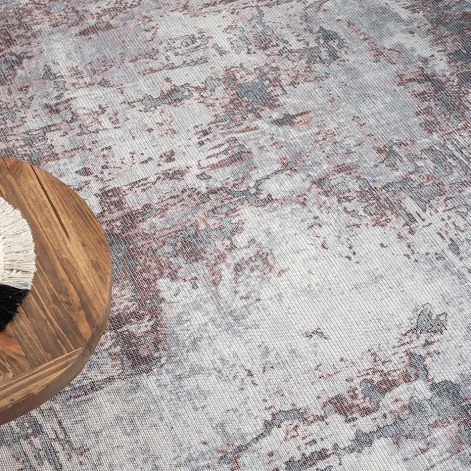 Wohnen Teppich in Creme und Terracotta - Caruna