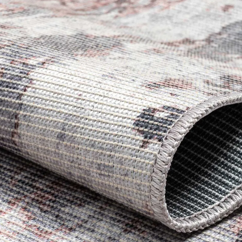 Wohnen Teppich in Creme und Terracotta - Caruna