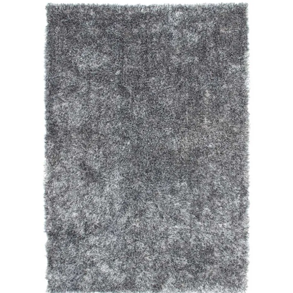 Wohnen Teppich in Grau mit hohem Flor - Dagello