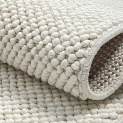 Wohnen Teppich in Hoch-Tief-Optik mit Fransen - Kilazo