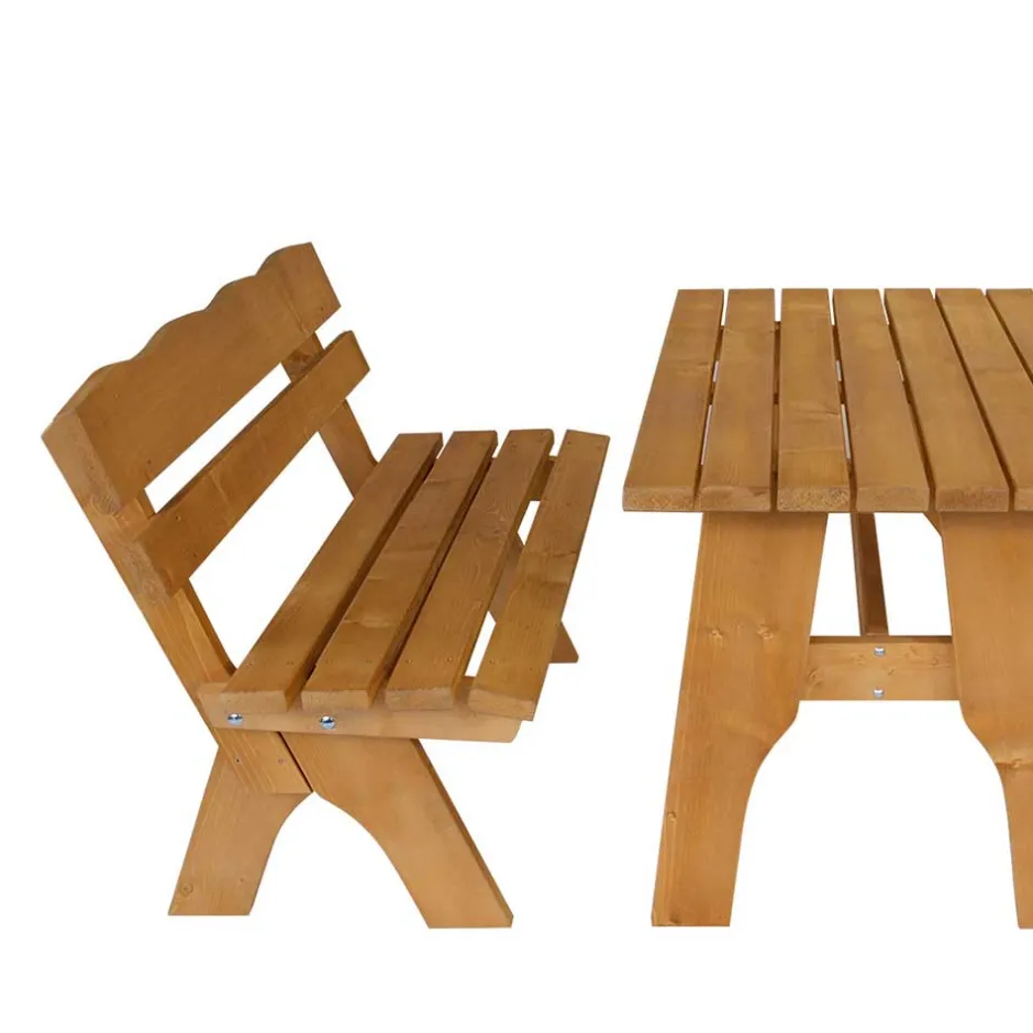 Terrassensitzgruppe Brixen aus Kiefer Massivholz (dreiteilig)^Wohnen Hot