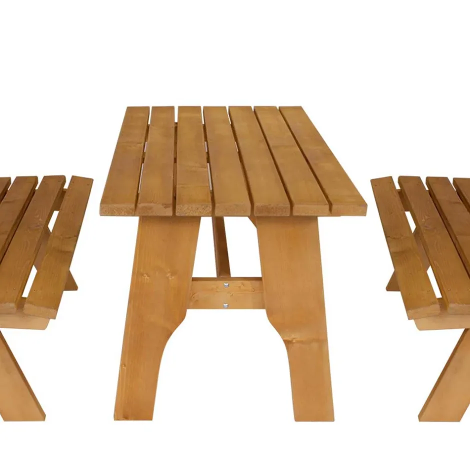 Terrassensitzgruppe Brixen aus Kiefer Massivholz (dreiteilig)^Wohnen Hot