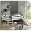 Kinder Wohnen Tiefes Kinder-Hochbett mit Rutsche - Almaron