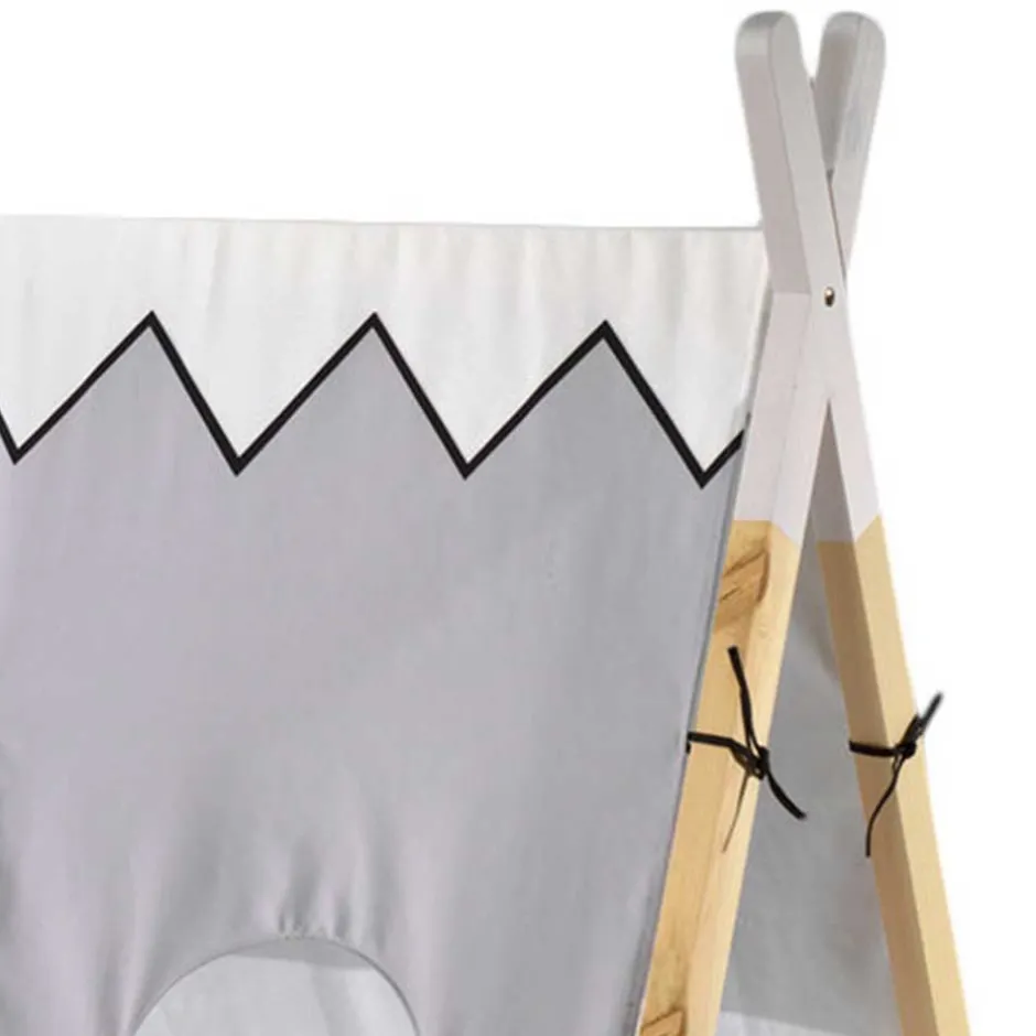 Kinder Wohnen Tipi Zeltbett für Kinder mit Stoffdach - Lagion