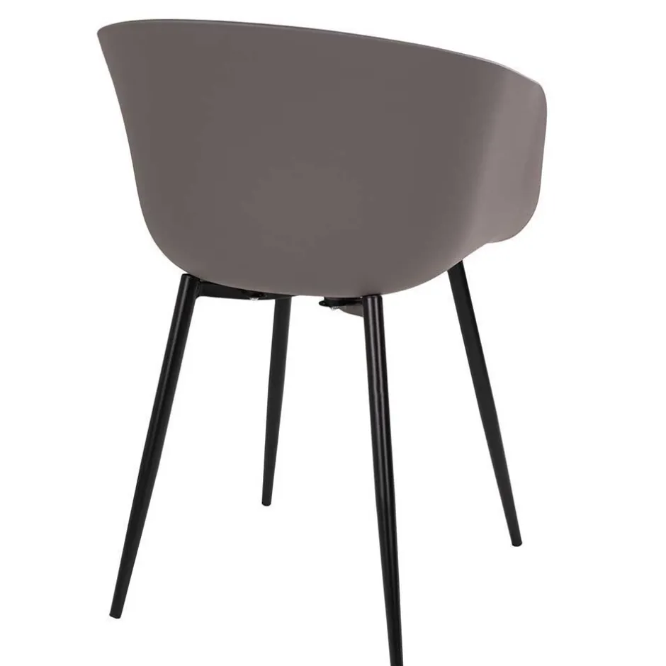 Wohnen Tisch & Schalenstühle Set - Vigadru (fünfteilig)