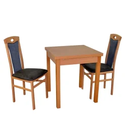 Tisch in Buche Natur & 2 Stühle - Coestraga (dreiteilig)^Wohnen Best