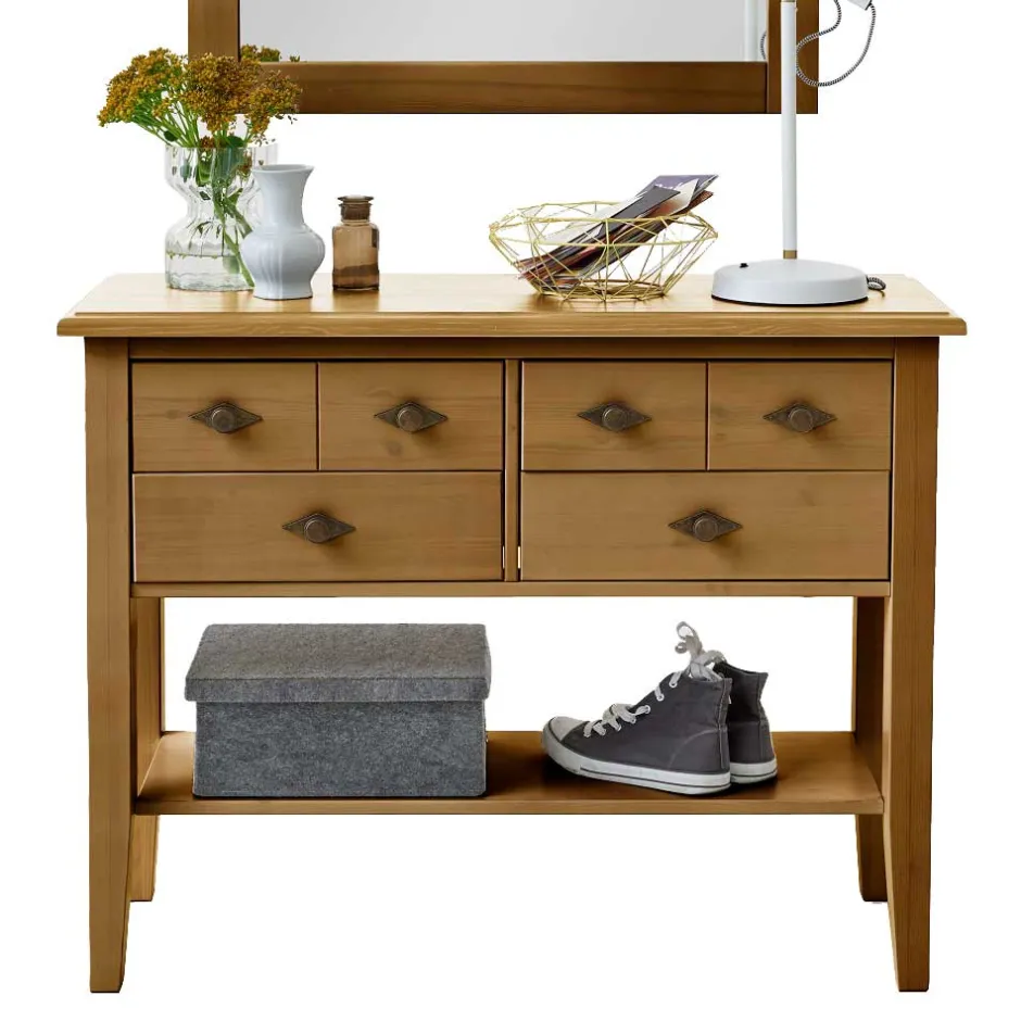 Wohnen Tisch Kommode Piatra aus Kiefer teilmassiv