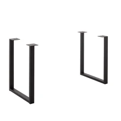 Tisch mit Wildeiche Massivholzplatte - Guven^Wohnen Clearance