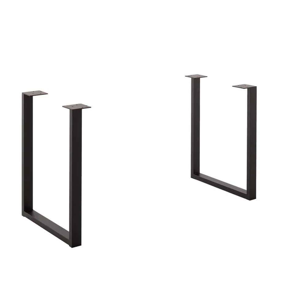 Tisch mit Wildeiche Massivholzplatte - Guven^Wohnen Clearance