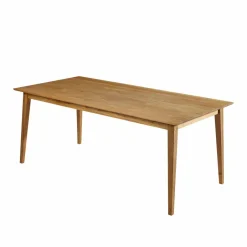 Wohnen Tisch und Stuhl Set Likes aus Holz Wildeiche massiv (siebenteilig)