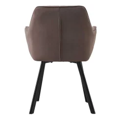 Tischgruppe in Braun mit Schwarz - Bruce (fünfteilig)^Wohnen Best