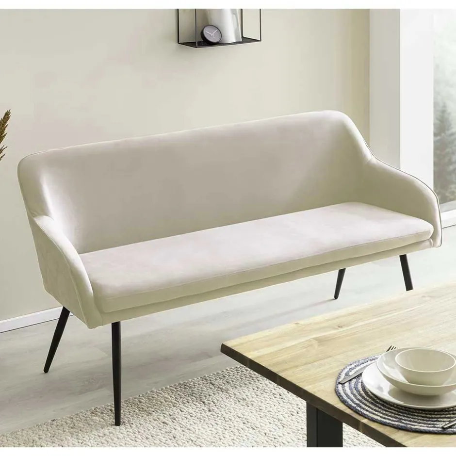 Wohnen Tischgruppe mit Bank Set - Memphis (sechsteilig)