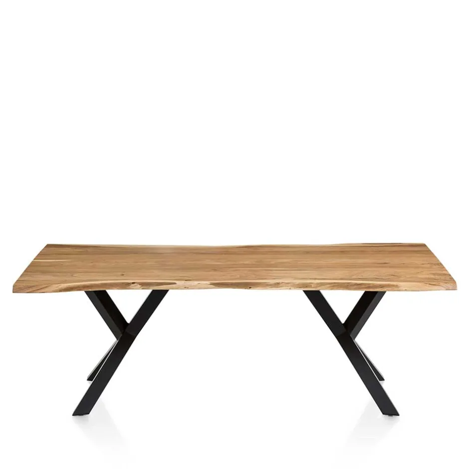 Wohnen Tischgruppe mit Bank Set - Memphis (sechsteilig)