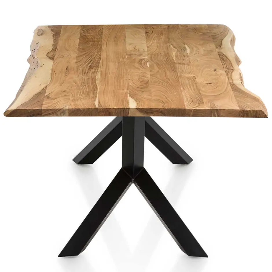 Wohnen Tischgruppe mit Bank Set - Memphis (sechsteilig)