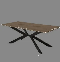 Tischgruppe mit Drehstühlen Set - Niam (siebenteilig)^Wohnen Sale