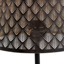 Wohnen Tischleuchten in Altmessing & Schwarz - Trianus (2er Set)