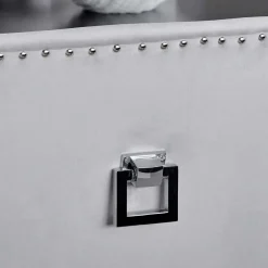 Wohnen Tischsessel in Silbergrau Samt - Syriana