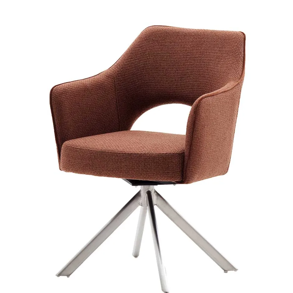 Tischsessel mit Drehgestell - Lazura (2er Set)^Wohnen New