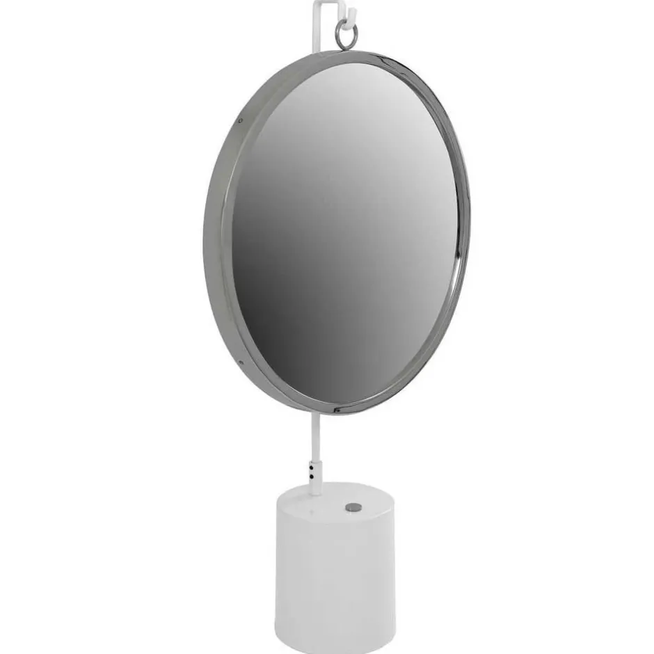 Tischspiegel in Silberfarben und Weiß - Cavan^Wohnen Hot