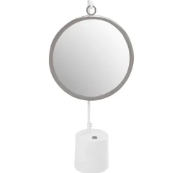 Tischspiegel in Silberfarben und Weiß - Cavan^Wohnen Hot