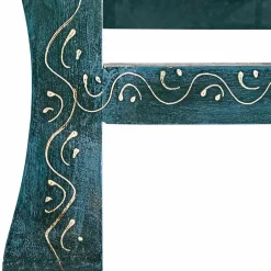 Wohnen Toller Dreisatztisch in Blau & Bunt - Faneno (dreiteilig)