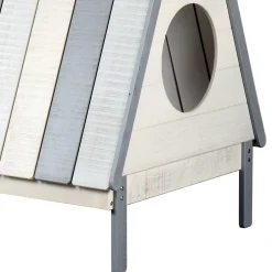 Kinder Wohnen Tolles Zelt Kinderbett in Weiß & Grau - Tananoa