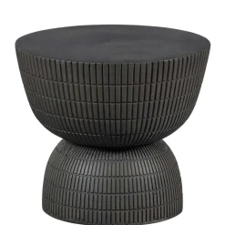 Tonfaser Beistelltisch in Dunkelbraun - Feregato^Wohnen