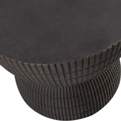 Tonfaser Beistelltisch in Dunkelbraun - Feregato^Wohnen