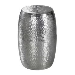 Tonnen Design Beistelltisch aus Aluminium - Bahare^Wohnen