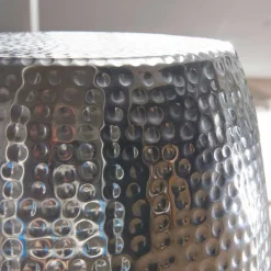 Tonnen Design Beistelltisch aus Aluminium - Bahare^Wohnen