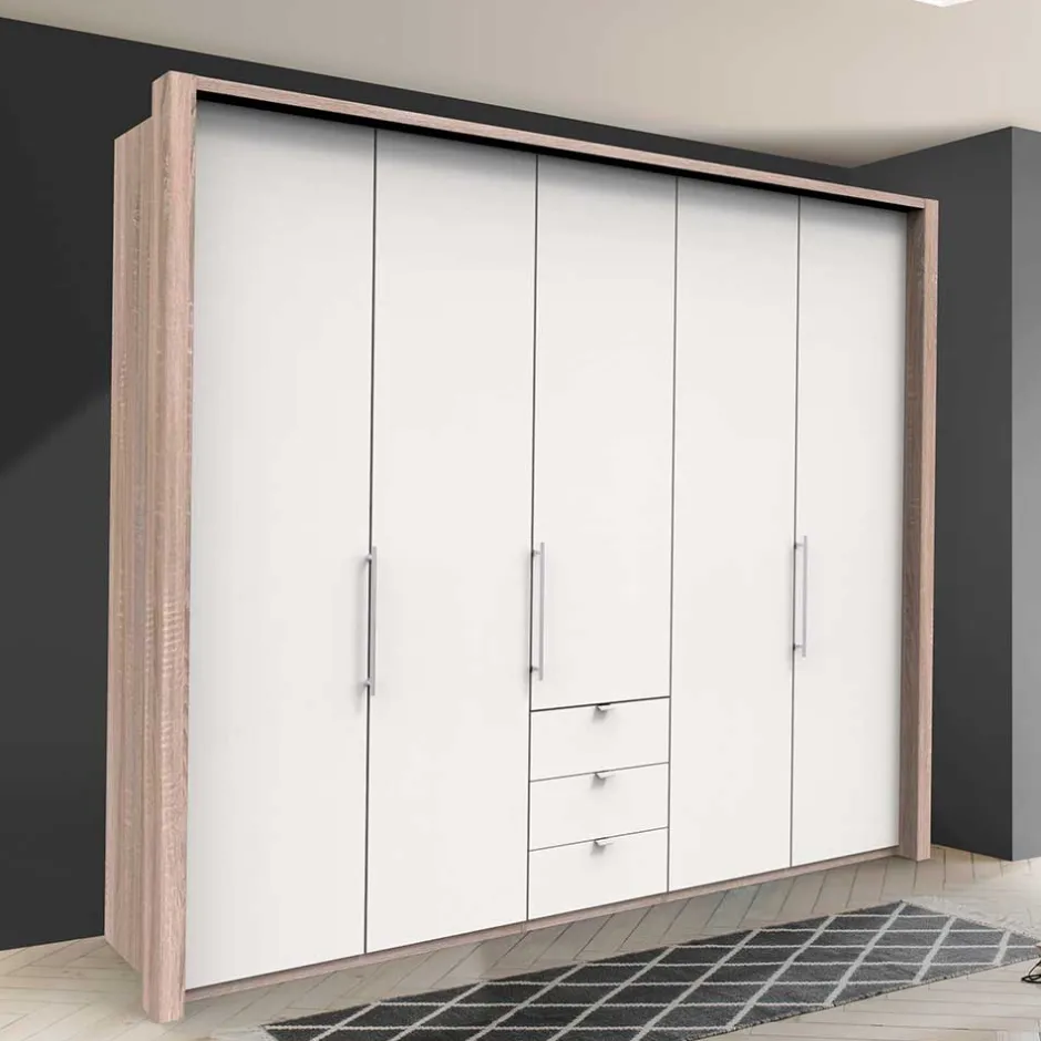 Top Schlafzimmerschrank mit 2 Falttüren & Tür - Vaclyn^Wohnen Online